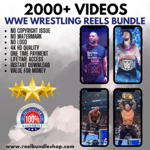 2000+ WWE WRESTLING REELS BUNDLE
