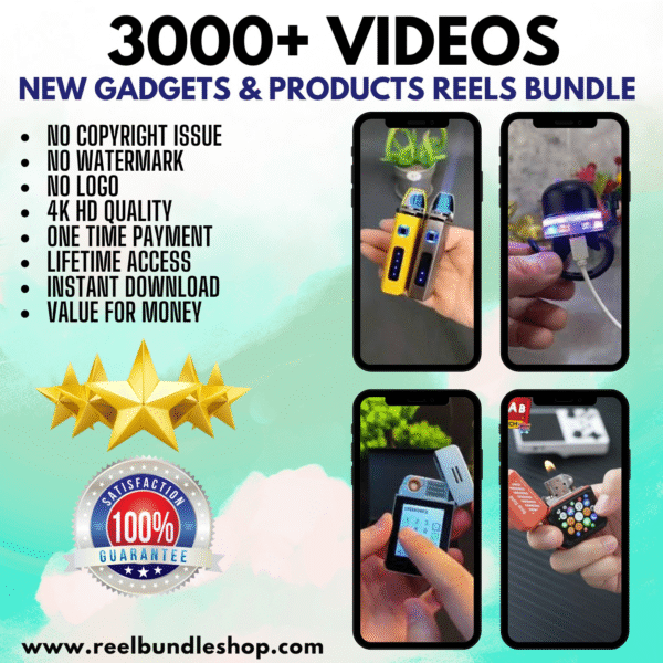 3000+ NEW GADGETS & PRODUCTS REELS BUNDLE