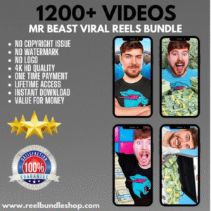 1200+ Mr. Beast Viral Reels Bundle