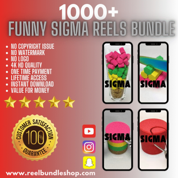 1000+ FUNNY SIGMA REELS BUNDLE
