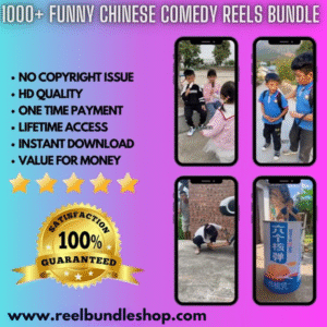 1000+ FUNNY CHINESE COMEDY REELS BUNDLE