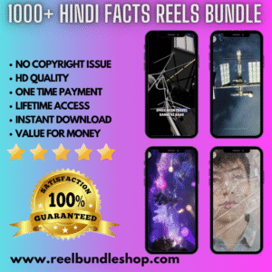 1000+ Hindi Fact Reels Bundle