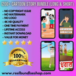 1200+ LONG CARTOON STORIES BUNDLE
