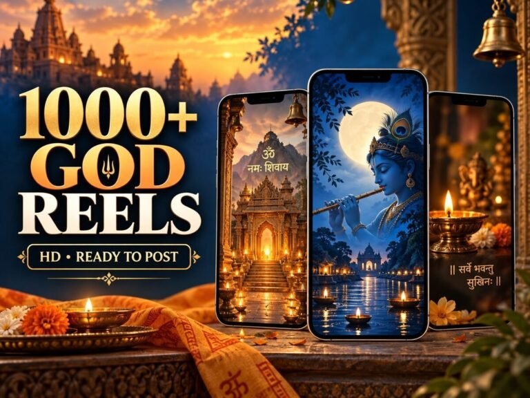 1000+ God Reels Bundle – devotional, divine and spiritual short-form videos