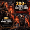 200+ AI Patal Lok Narkh Yamraj Reels – Yamraj-inspired underworld mythology, dark fantasy and Hindi story visuals - Reels Bundle