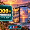2000+ Ocean Sunset Cloud Reels Bundle – ocean, sunset, cloud and dreamy nature visuals