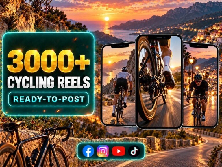 3000+ Cycling Reels Bundle โ cycling, outdoor riding and sports-oriented short videos