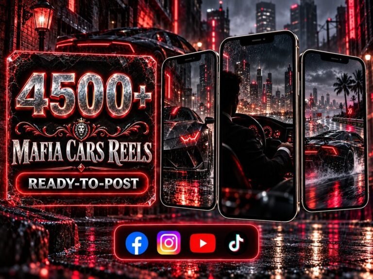 4500+ Mafia Cars Reels Bundle โ dark mafia-style car edits, premium vehicles and luxury automotive visuals