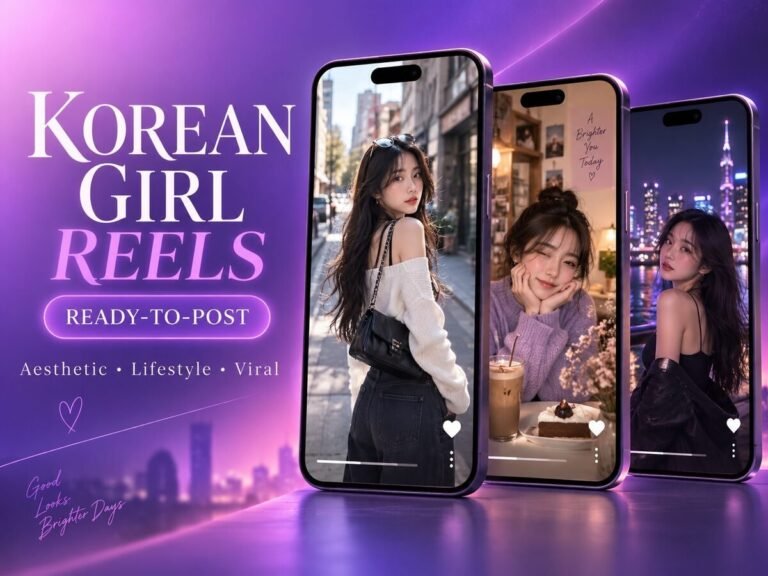 500+ Korean Girl Reels Bundle – Korean-inspired fashion, beauty and aesthetic lifestyle visuals