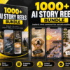 1000+ AI Story Reels Bundle – AI-generated short stories, character moments and narrative visuals