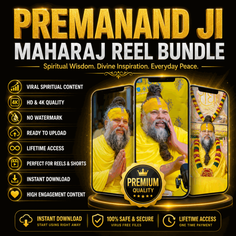 1000+ Premanand Ji Maharaj Reels Bundle – Spiritual & Devotional Short Videos – Premanand Ji Maharaj Reels Bundle