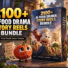 2100+ AI Food Drama Story Reels Bundle
