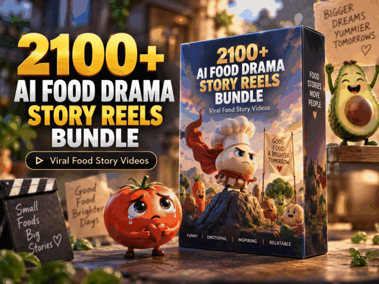 2100+ AI Food Drama Story Reels Bundle