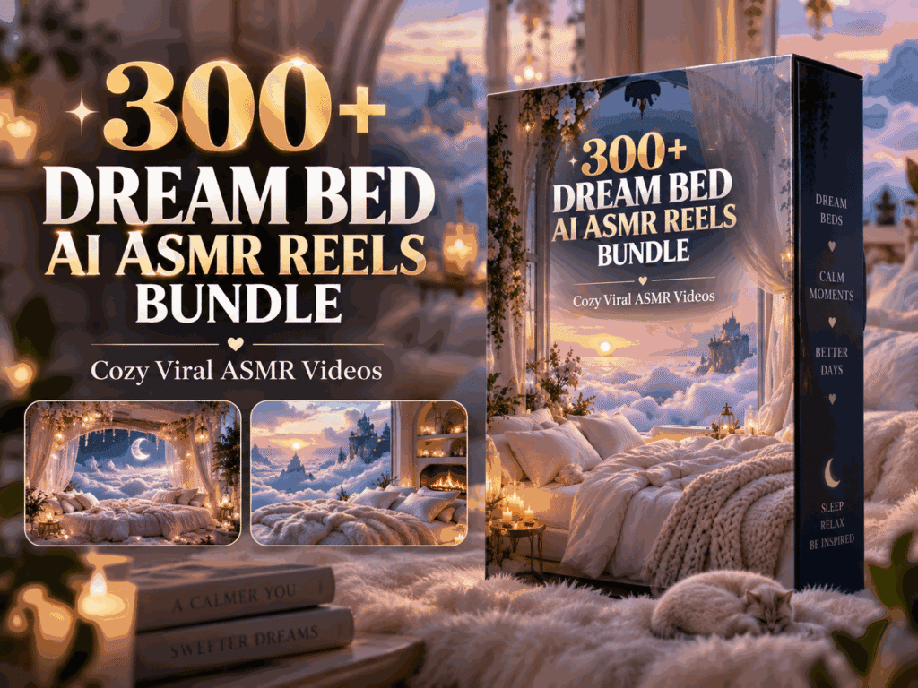 300+ Dream Bed AI ASMR Reels Bundle
