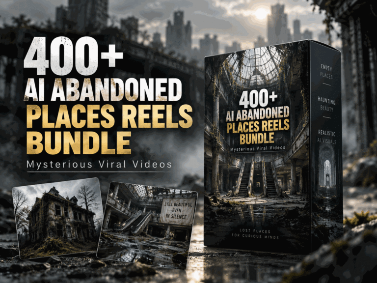 400+ AI Abandoned Places Reels Bundle