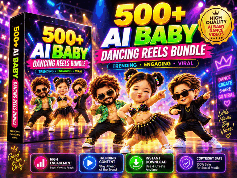 500+ AI Baby Dancing Reels Bundle – Cute Viral Baby Dance Videos – AI Baby Dance Reels Bundle