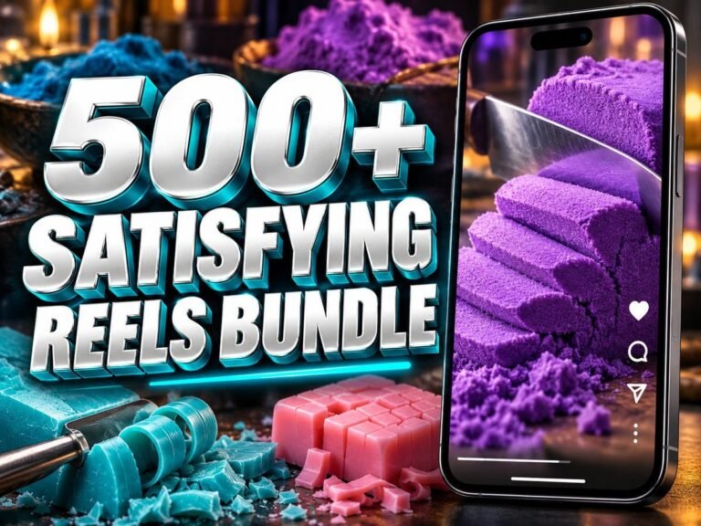 500+ Satisfying Reels Bundle – Premium 720p Videos