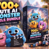 700+ Cute AI Monster Reels Bundle