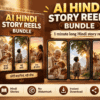 AI Hindi Story Reels Bundle – Hindi kahani and short story videos designed around concise one-minute narratives